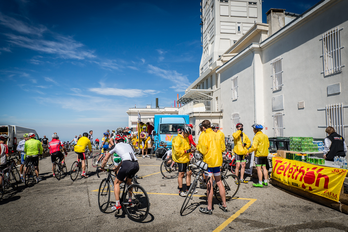 ventoux afm téléthon vélo défi collecte 2015