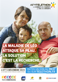 telethon 2015 campagne famille ambassadrice affiche