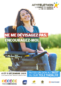 telethon 2015 campagne famille ambassadrice affiche marie