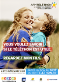 telethon 2015 campagne famille ambassadrice affiche sethi