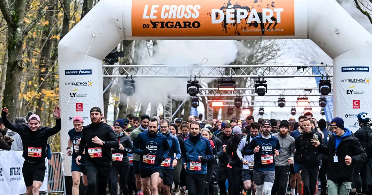 Le Cross du Figaro met ses foulées au service du Téléthon.