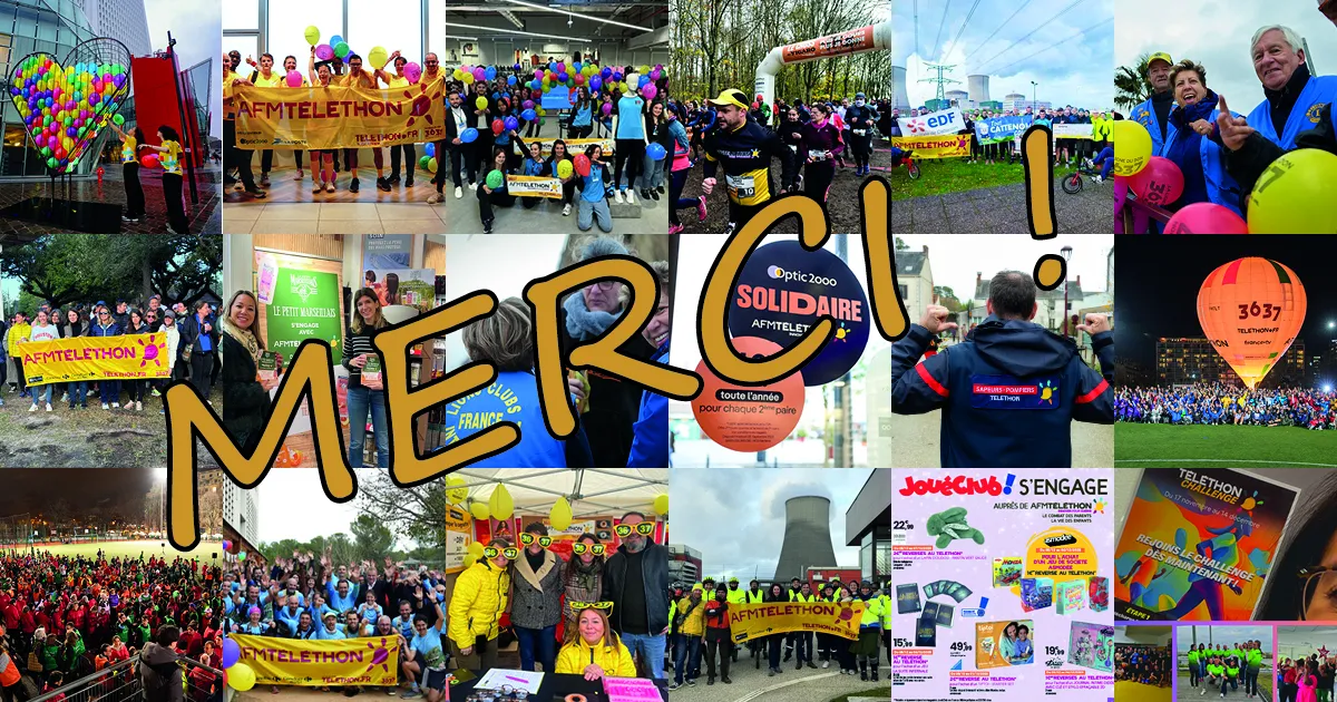 Merci à tous les partenaires du Téléthon 2025 qui ont contribué à faire exploser le compteur