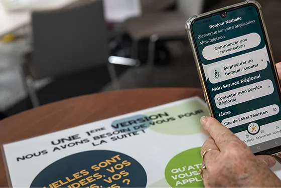 Découvrez l’application mobile de l’AFM-Téléthon, un nouvel outil au service des malades et leurs familles.