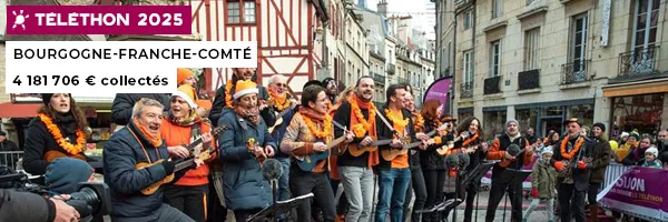 Animation en Bourgogne Franche Comté Téléthon 2025