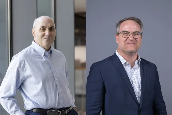 Drew Weissman and James Dowling, partners in AFM-Telethon’s research programme on muscle-targeted lipid nanoparticl