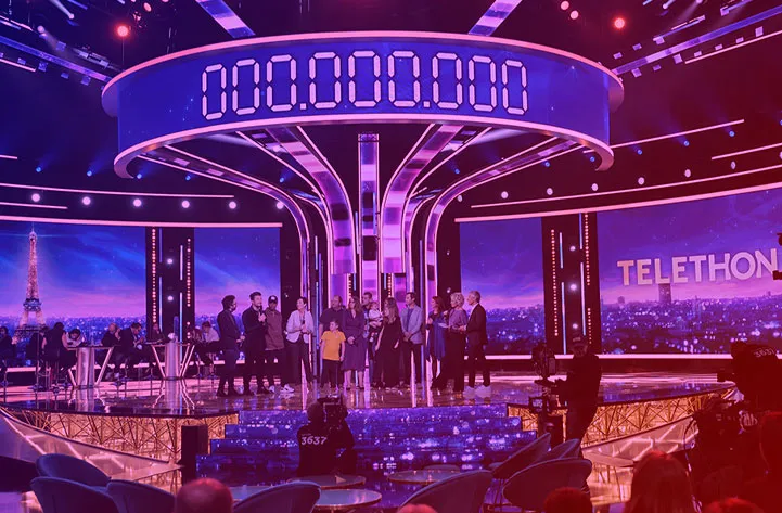 Le plateau du téléthon 2022