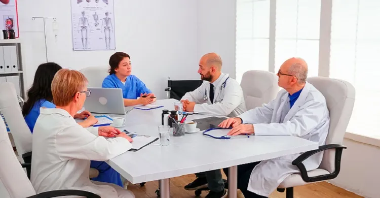 Vignette Actualité - Réunion équipe de médecins