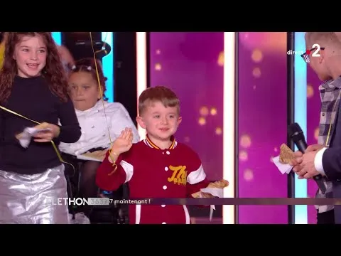 Les enfants viennent remercier Serge Braun !