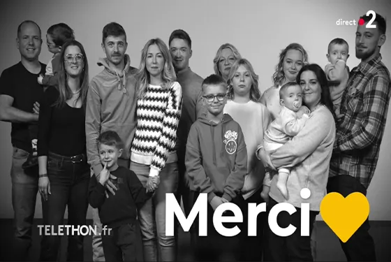 Les 5 familles ambassadrices du Téléthon 2024 disent Merci