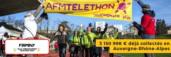 Image auvergne rhone alpes et bannière téléthon