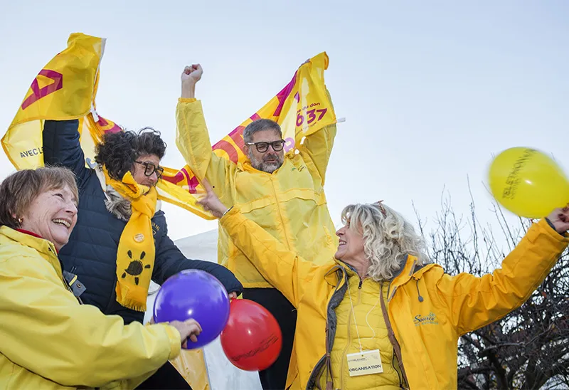 Les bénévoles en pleine effervescence à Firminy, ville ambassadrice du Téléthon 2024