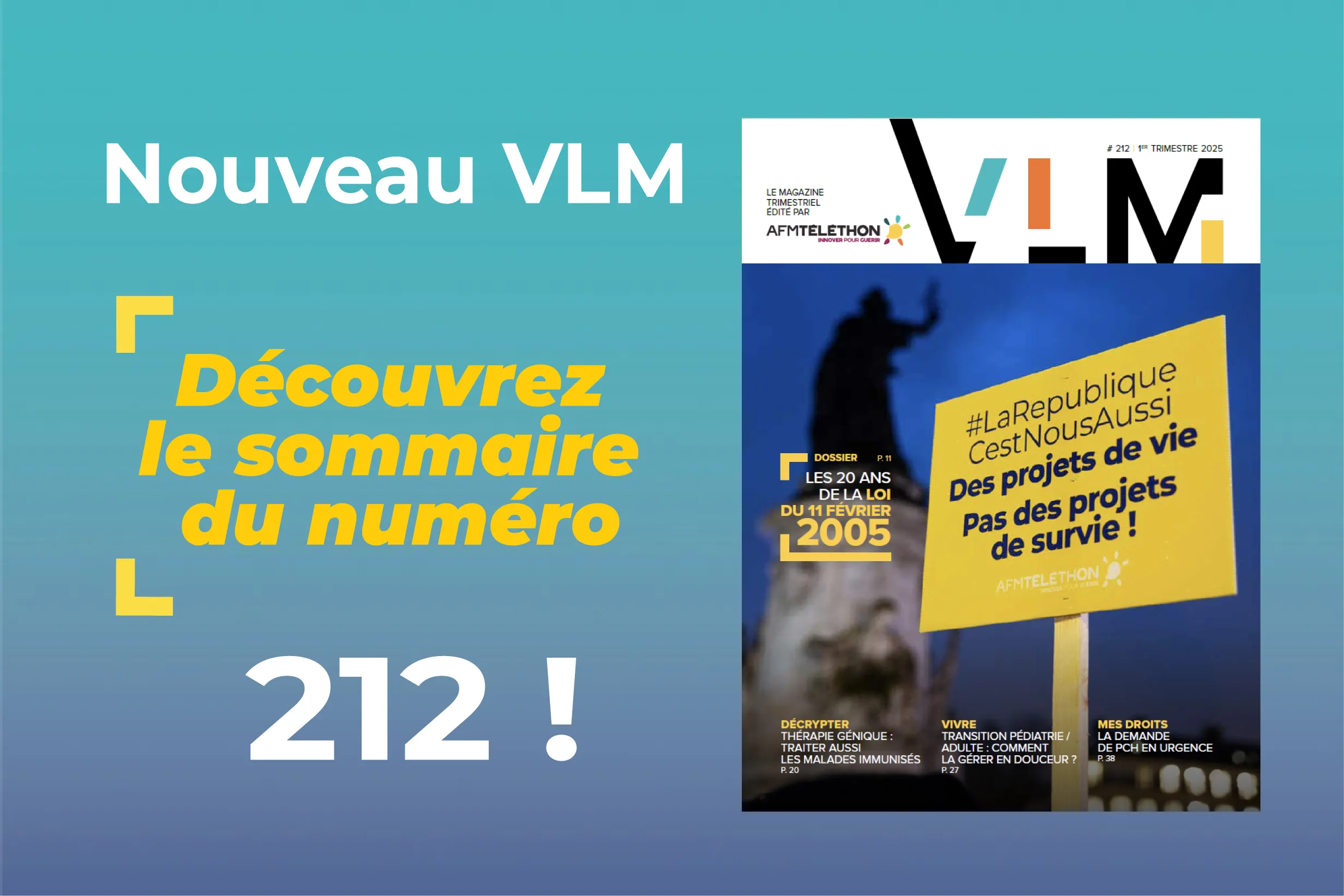 VLM 212 couverture