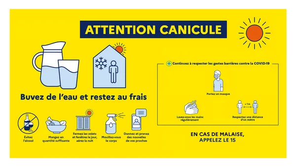 adoptez les bons réflexes en cas de canicule