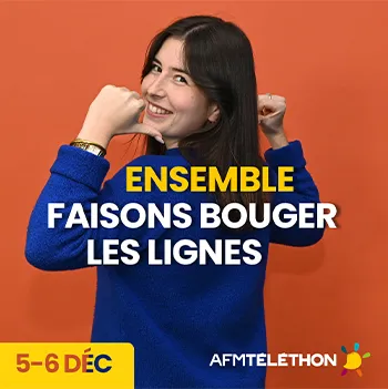 Laure prend la pose pour le Téléthon 2025