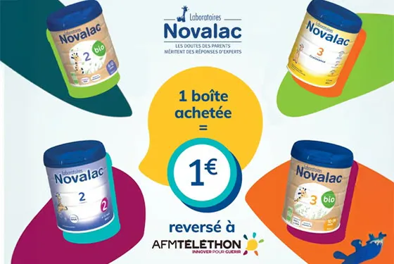 Novalac participe au Téléthon via le shopping solidaire
