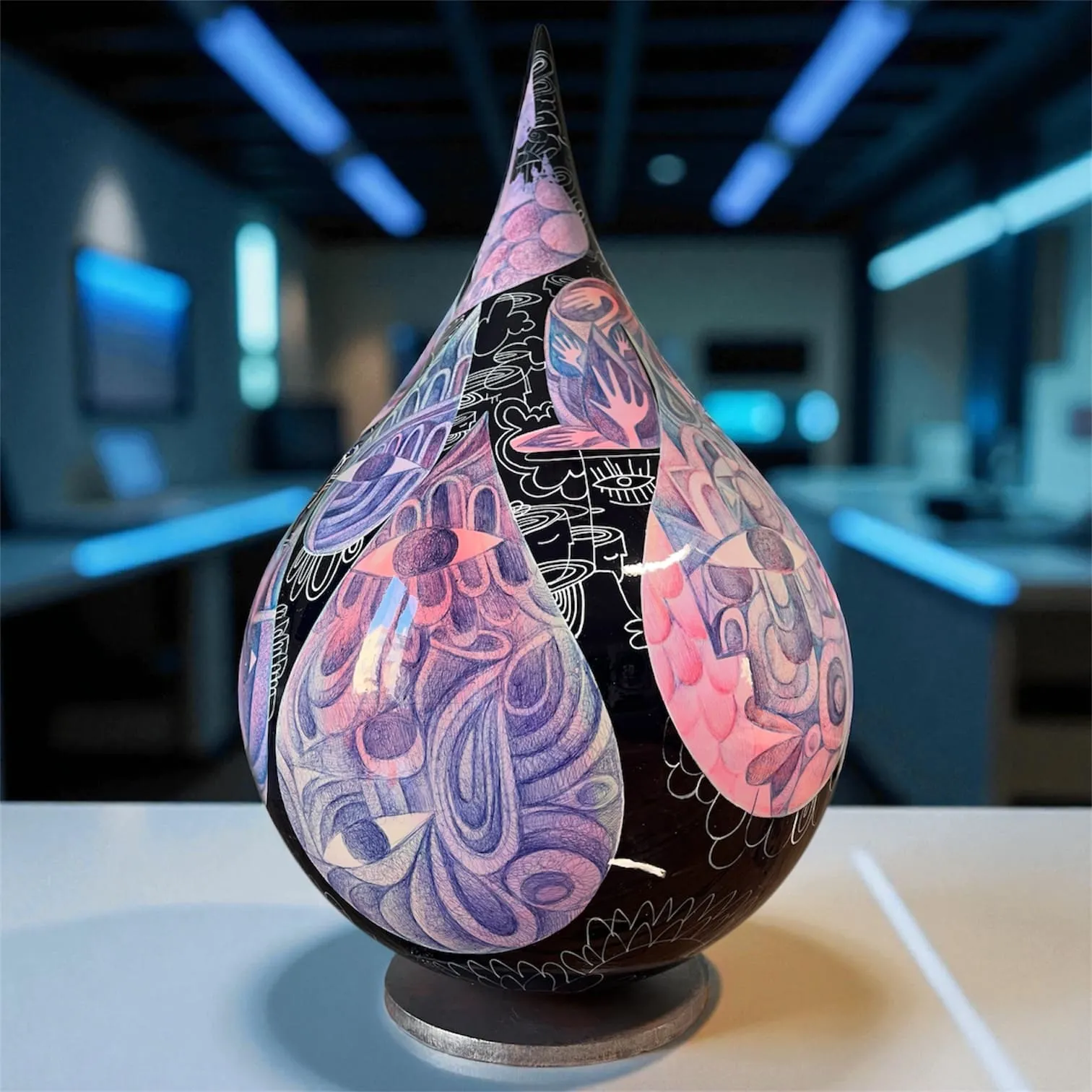 Une pièce unique "Dans ma goutte" d'Annabelle Tattu pour la Grande Tombola du Téléthon 2025