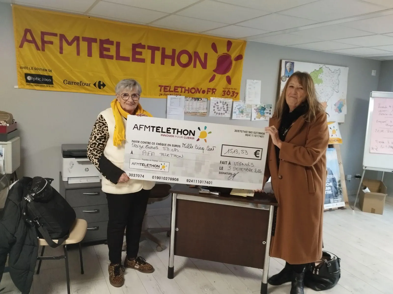 Depuis 2008, Martine, maire de Vignols en Corrèze, est l’une des chevilles ouvrières du Téléthon dans sa commune. 