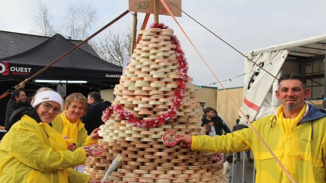 À Carentan-les-Marais, le défi 3637 prend une saveur normande… et solidaire. Objectif : construire quatre arches monumentales à partir de 3 637 boîtes de camembert