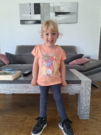 Anna atteinte d’amyotrophie spinale  