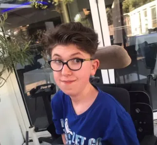 Maati, atteint d’une amyotrophie spinale 