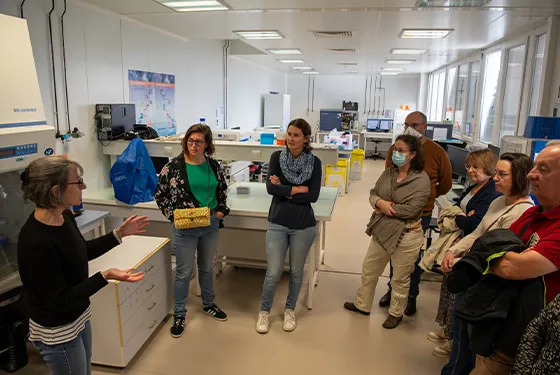 Visite d’un laboratoire de recherche à Angers à l’occasion de la Fête de la science