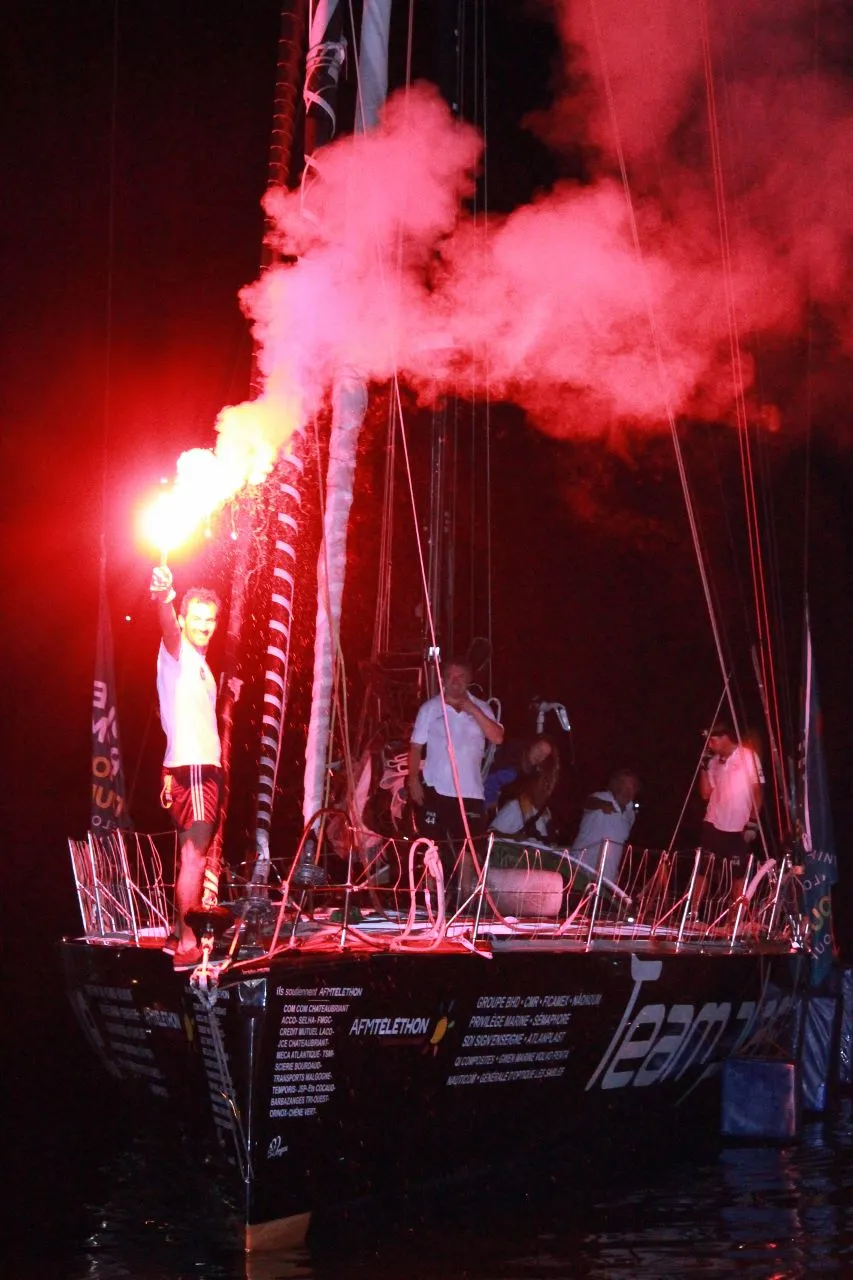 Arrivée Alessandro di Benedetto à Pointe à Pitre