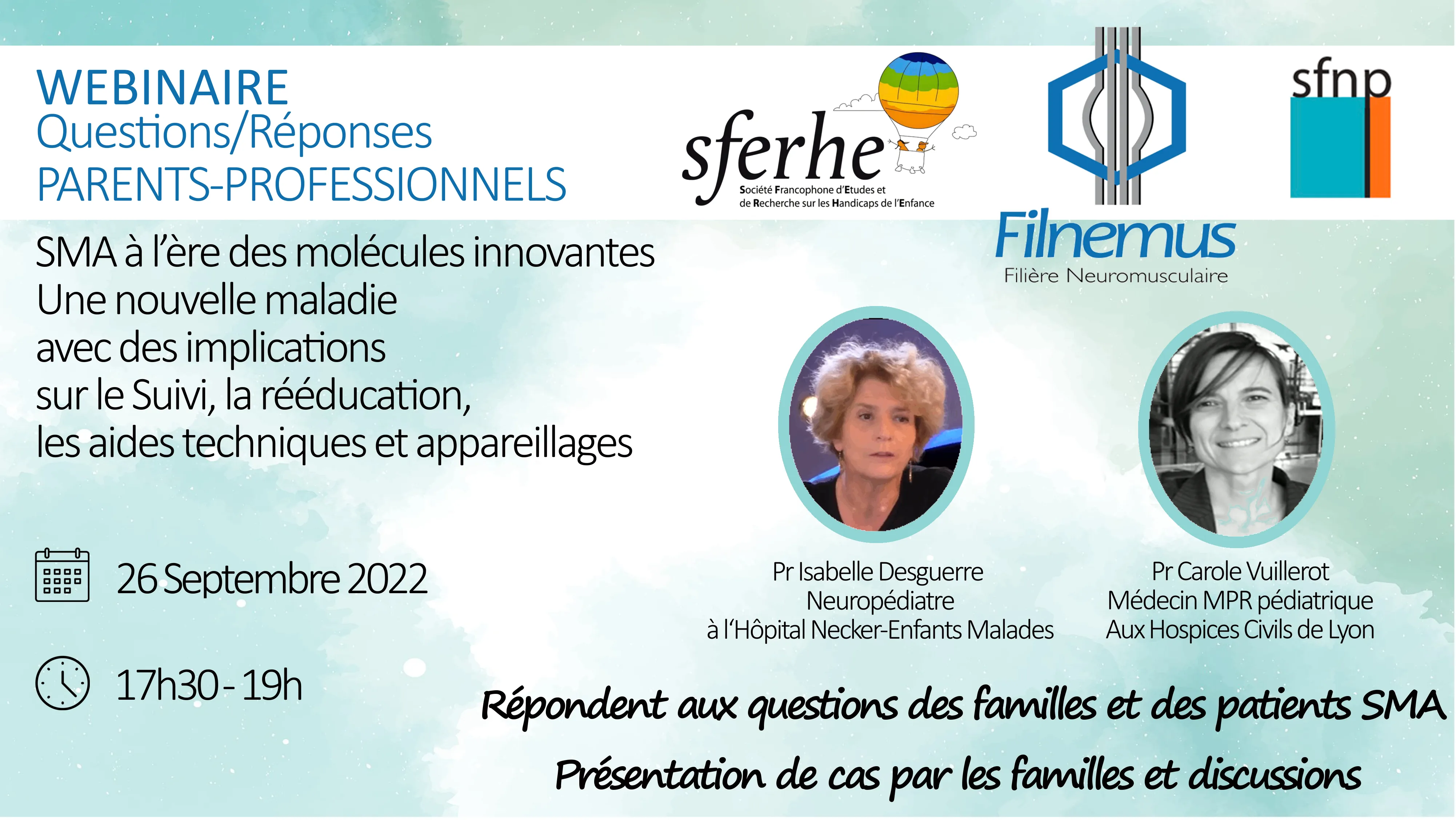 Flyer - Webinaire - Questions/Réponses Parents-Professionnels
