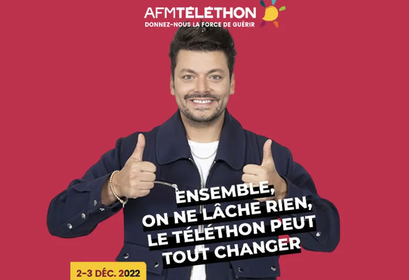 Kev adams parrain du téléthon 2022 vous invite à vous mobiliser sur les réseaux sociaux