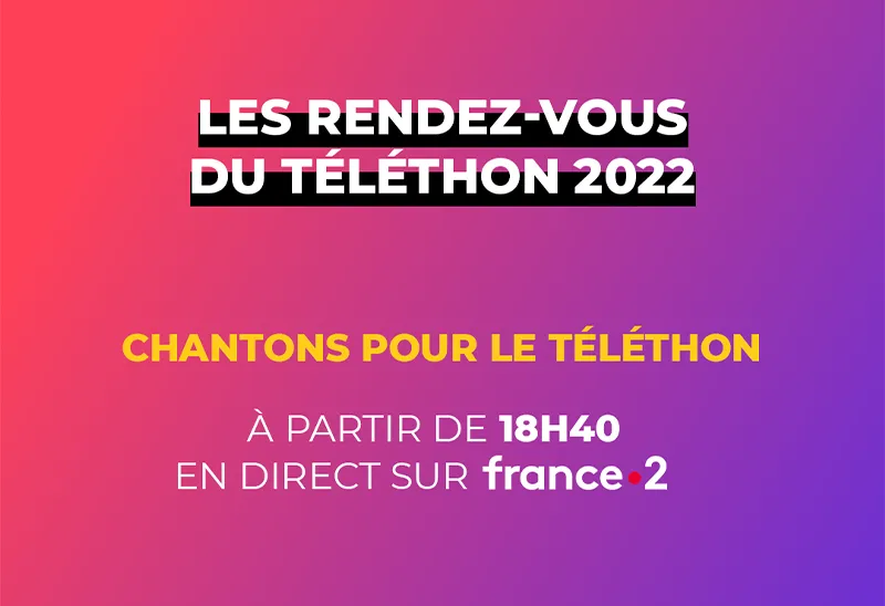 Emission chantons pour le téléthon