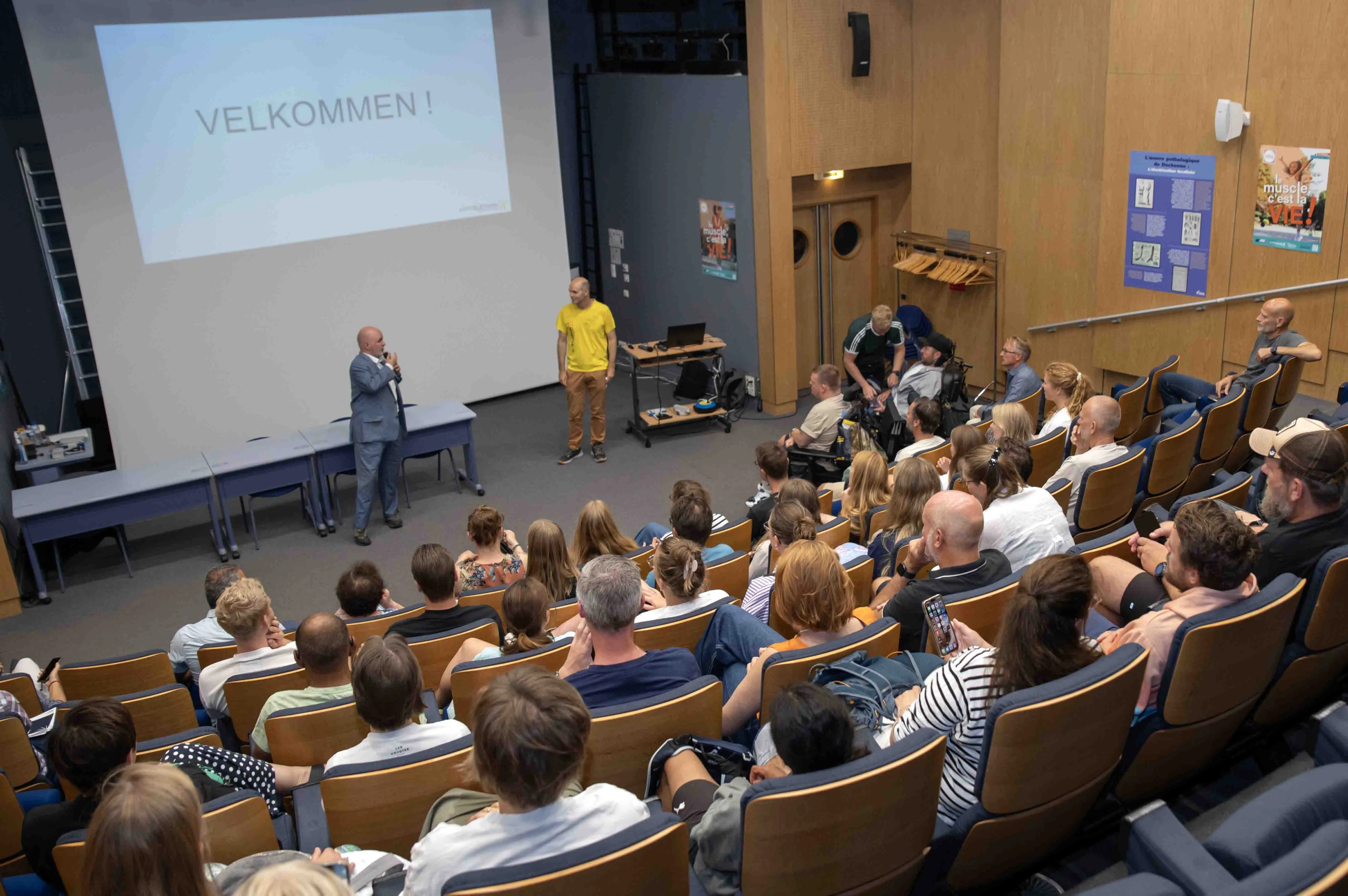 Visite de l'association MuskelsVindfonden à l'Institut de Myologie