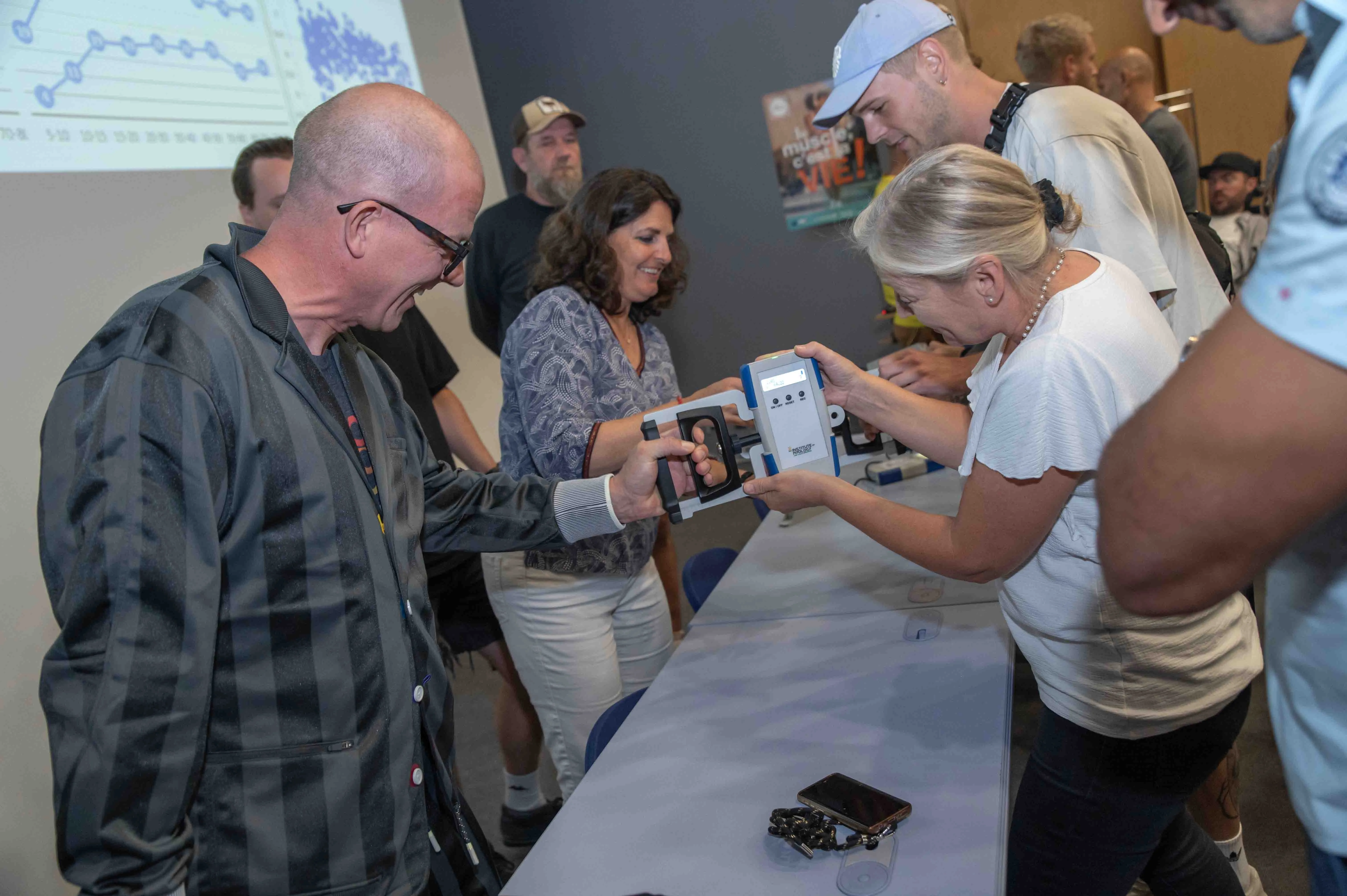 Visite de l'association MuskelsVindfonden à l'Institut de Myologie
