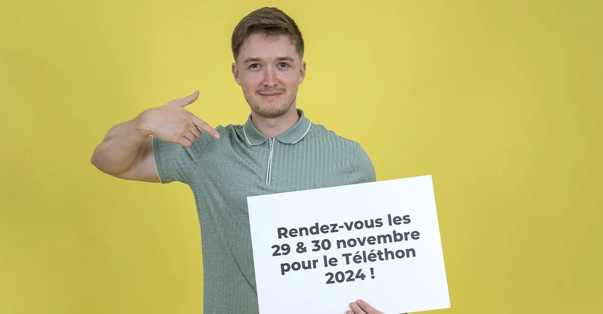 Tim, ambassadeur du Téléthon 2024