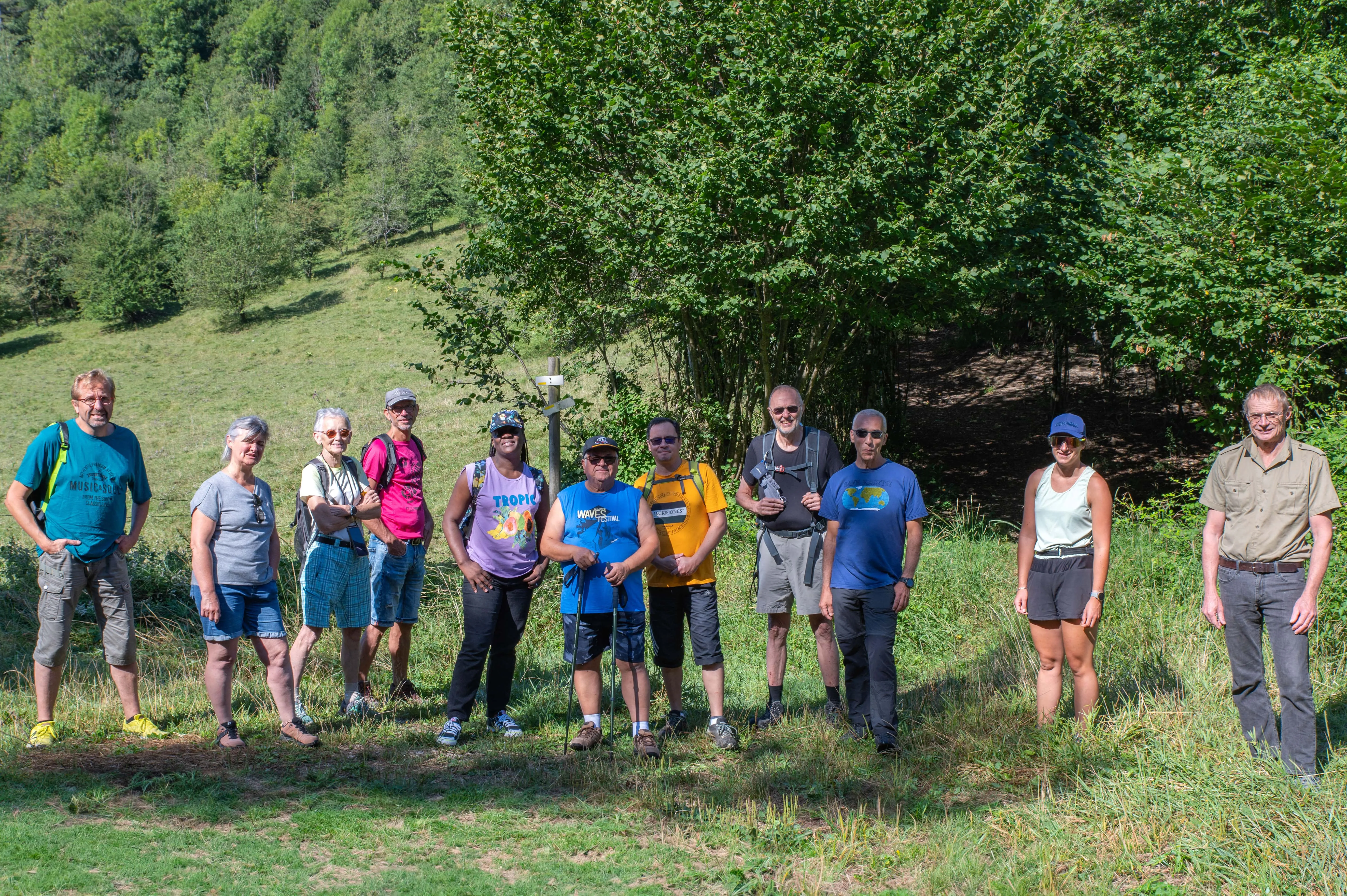 Un groupe en pleine activité sportive lors de leur séjour au VRF