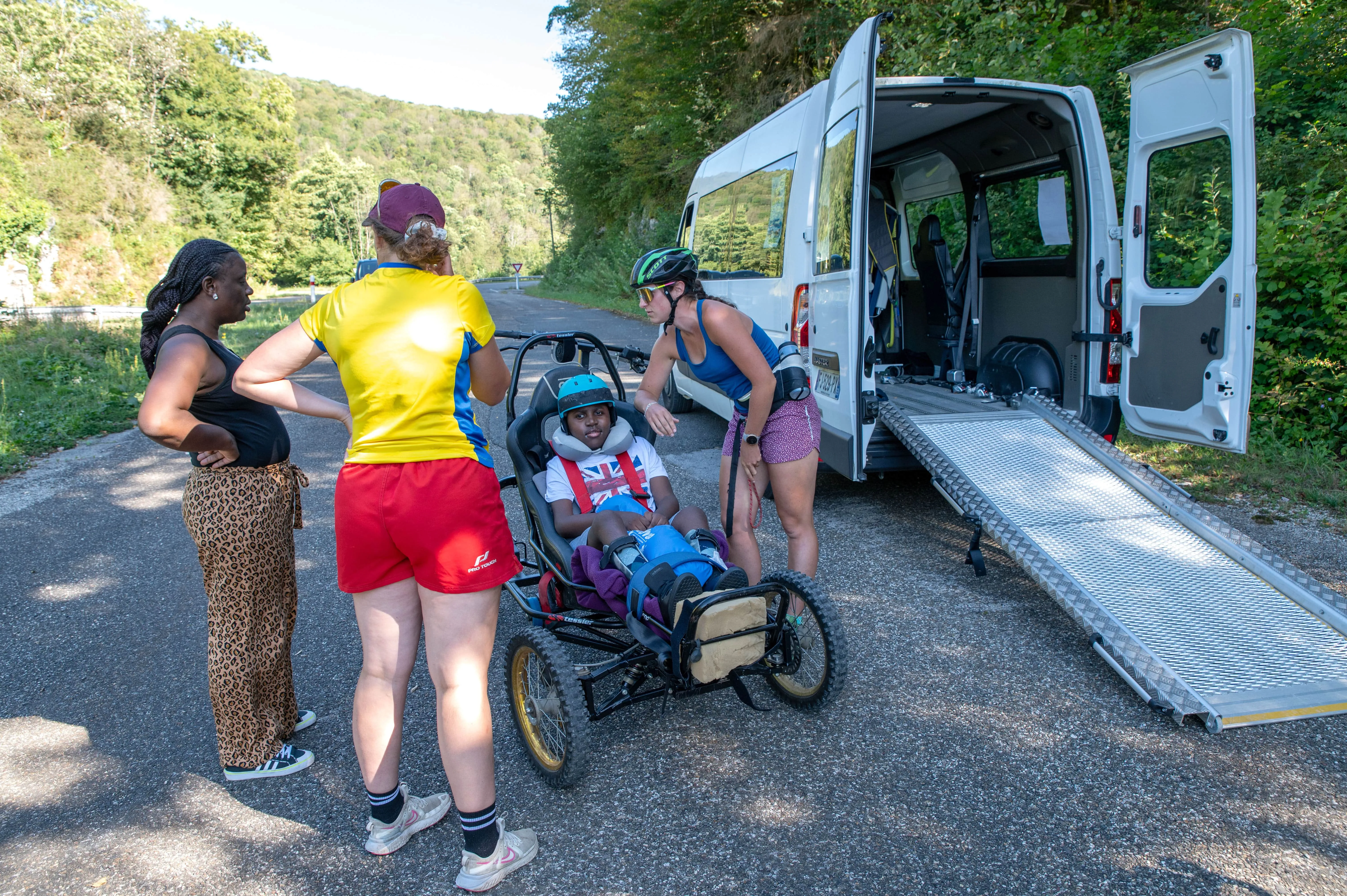 Préparation en amont d'une balade en forêt adaptée