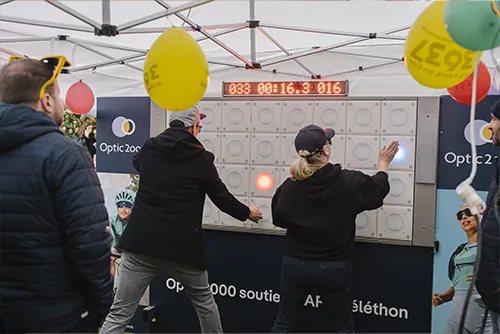 Les salariés d'Optic 2000 à fond pour le Téléthon
