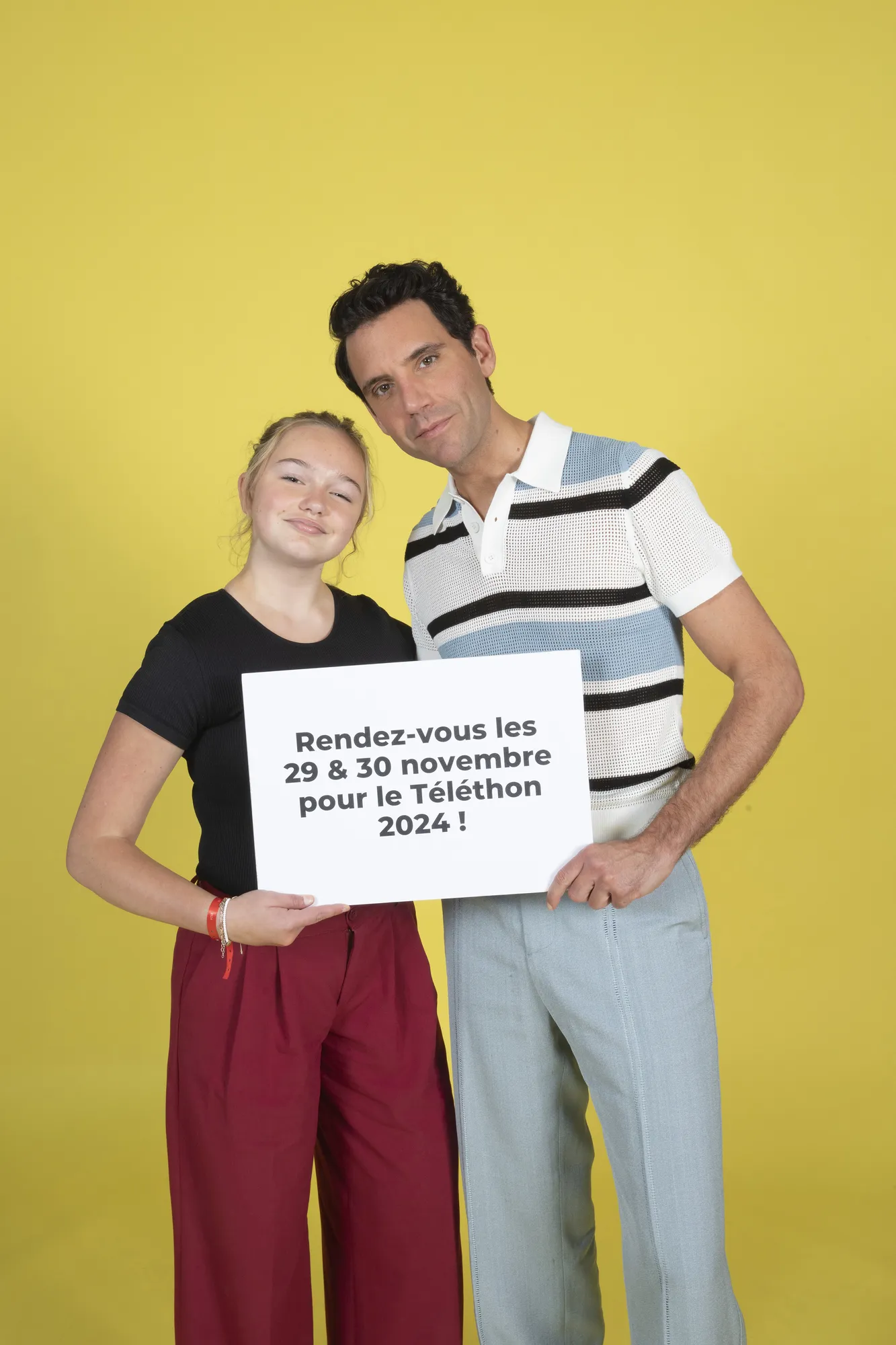 Mika et Félicie, Ambassadeurs du Téléthon 2024