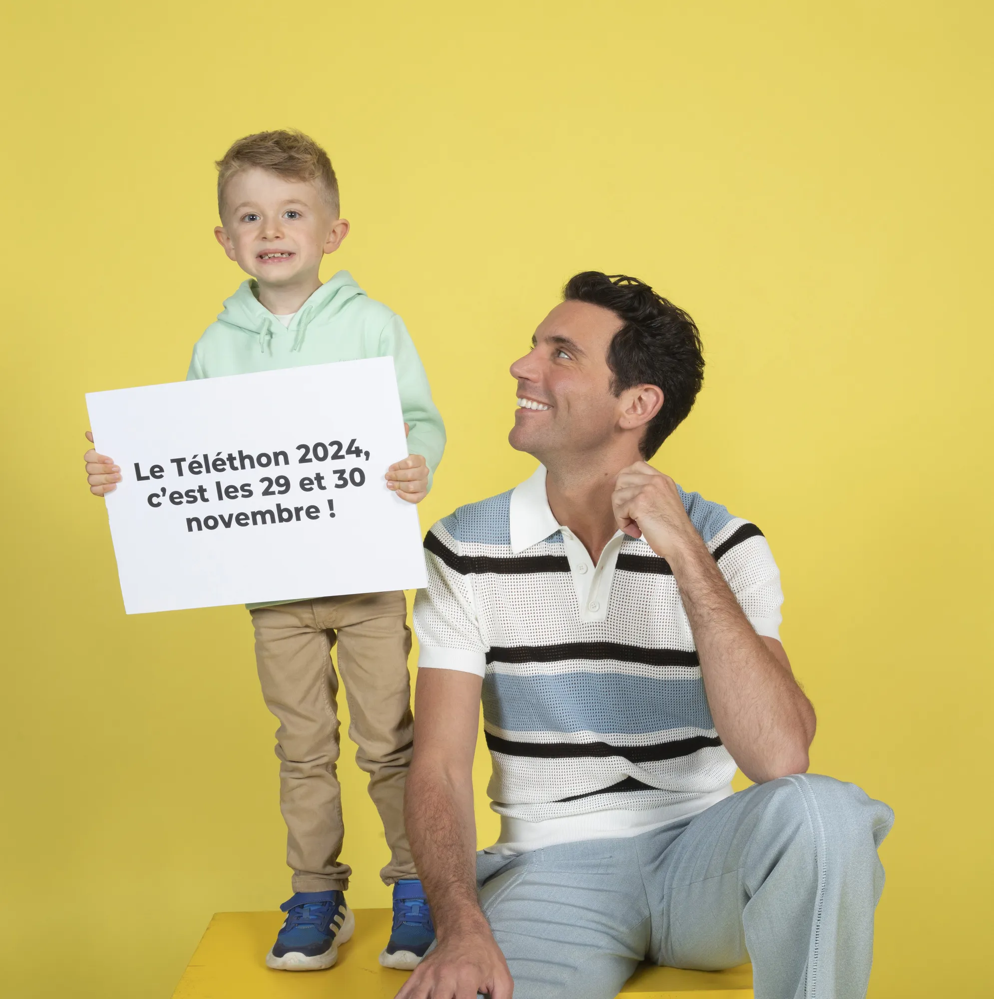 Mika et Sacha, Ambassadeurs du Téléthon 2024