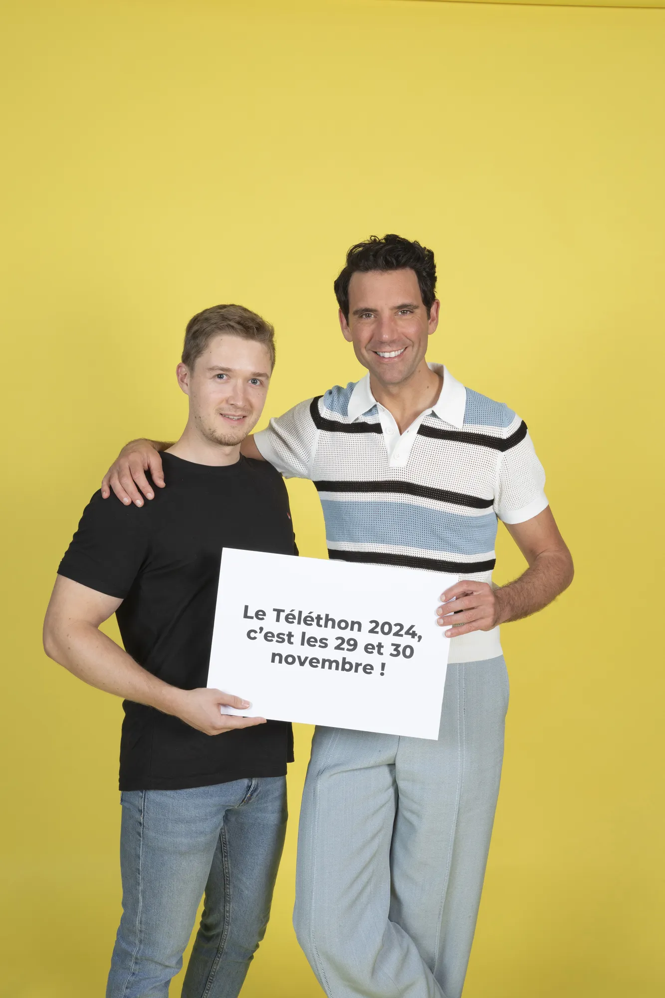 Mika et Tim, Ambassadeurs du Téléthon 2024