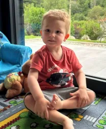 Marcus (2 ans), atteint d’amyotrophie spinale