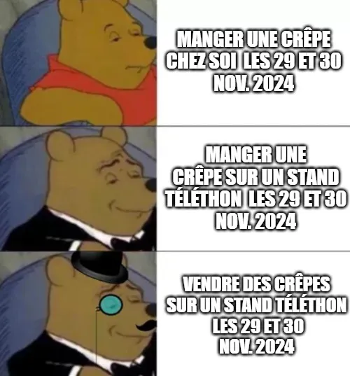 mème Téléthon 2024