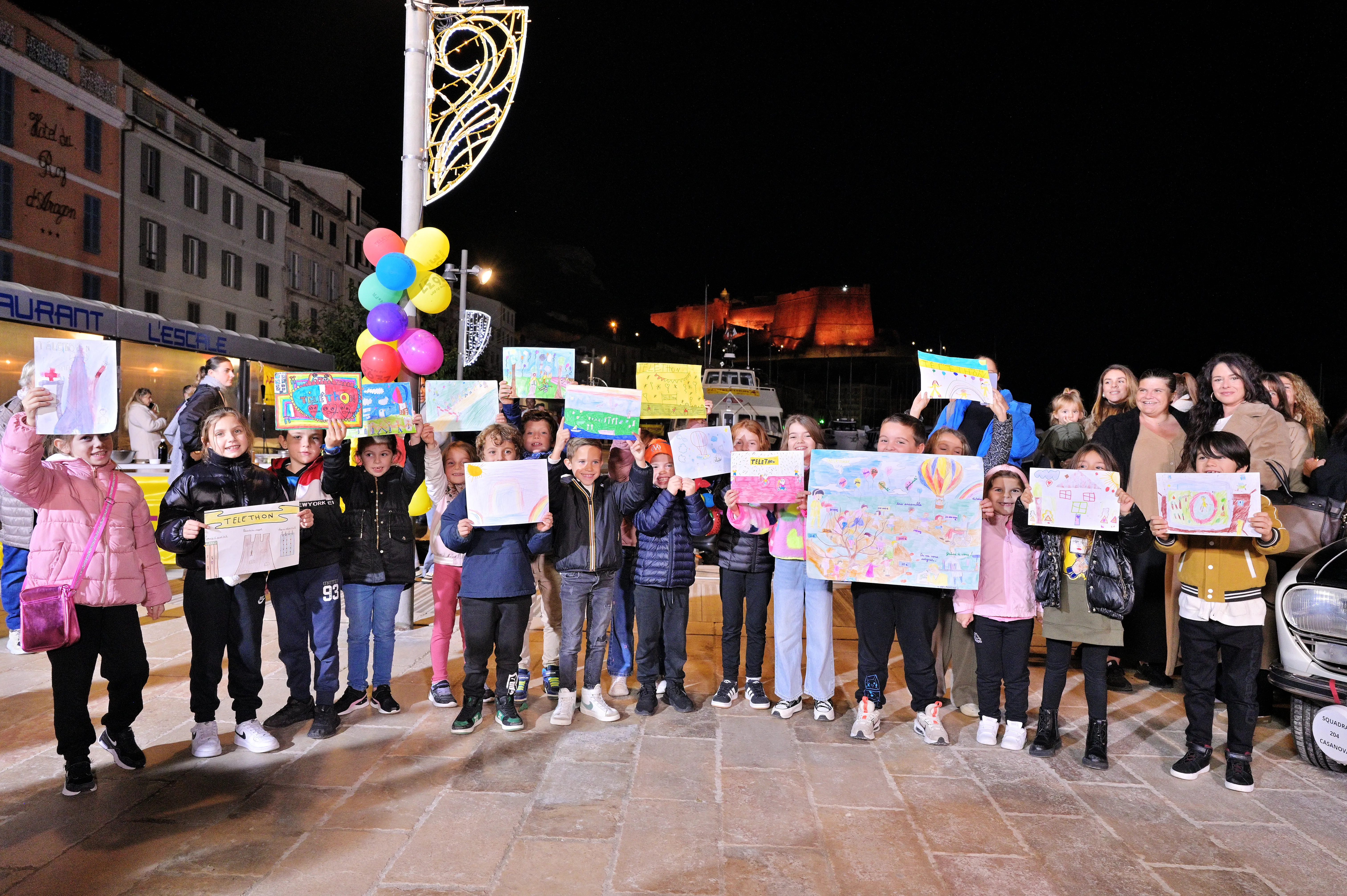Les enfants bonifaciens à l'honneur avec des dessins pleins de couleurs et d’espoir pour soutenir le Téléthon 2024