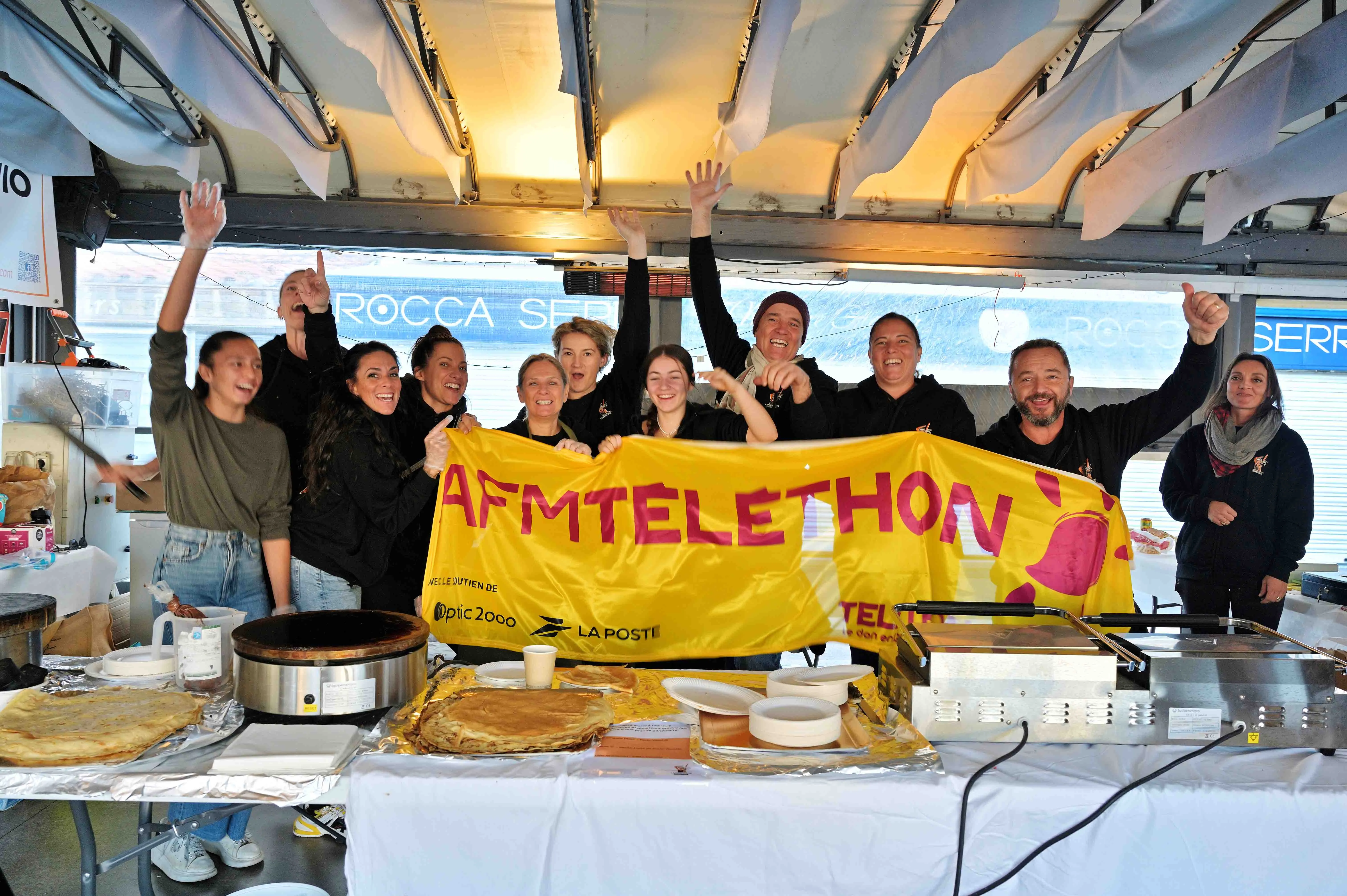 crêpes, sourires et solidarité au rendez-vous pour soutenir le Téléthon à Bonifacio