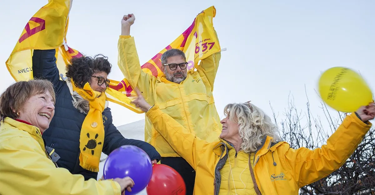 Des bénévoles à fond les ballons à Firminy