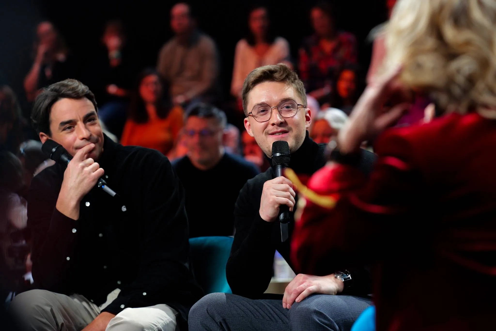 Julian Bugier aux côtés de Tim, l’un des ambassadeurs du Téléthon 2024