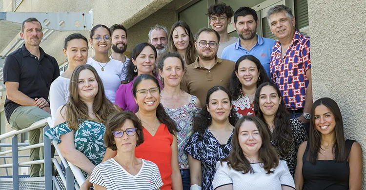 L'équipe d'Alain Lacampagne et Jérémy Fauconnier du Pole MYOccitanie soutenu par l'AFM-Téléthon.