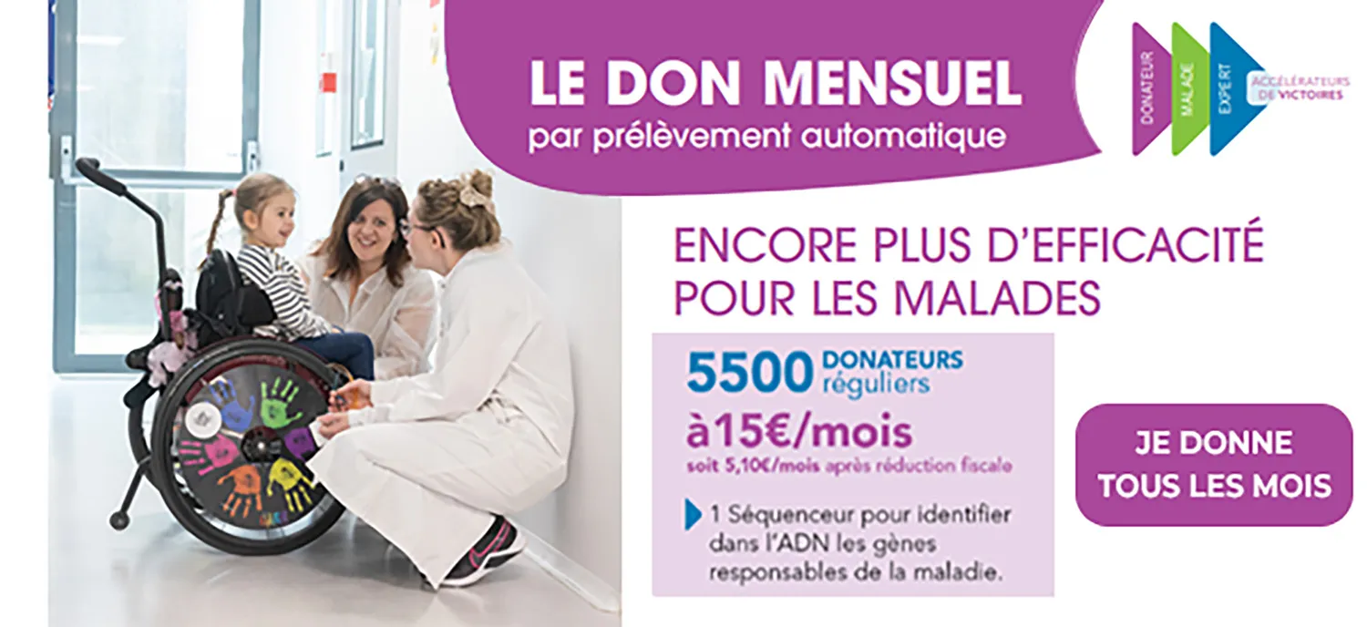 Je donne tous les mois