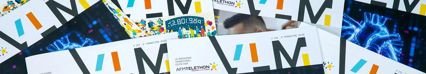 VLM, le magazine trimestriel de l'AFM-Téléthon
