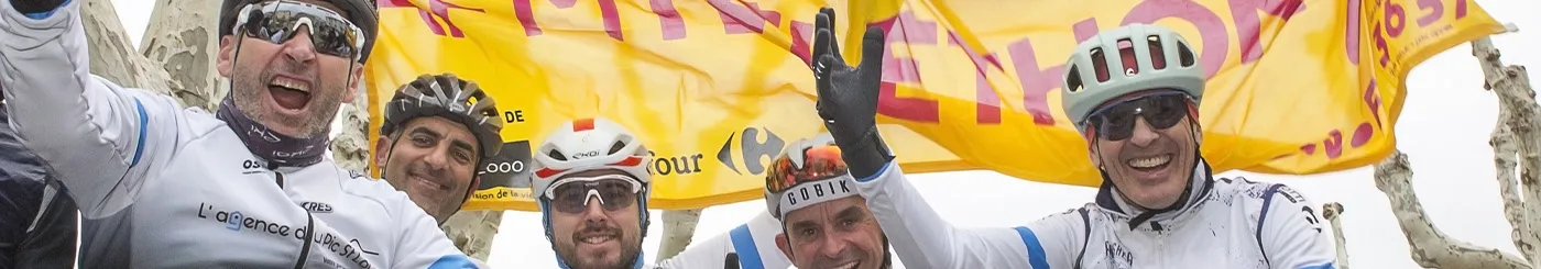 Des bénévoles lors d'une animation Téléthon