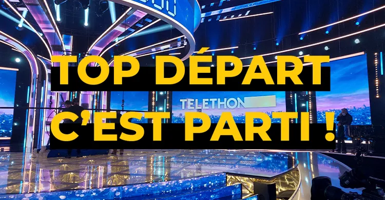 Le plateau du Téléthon 2022