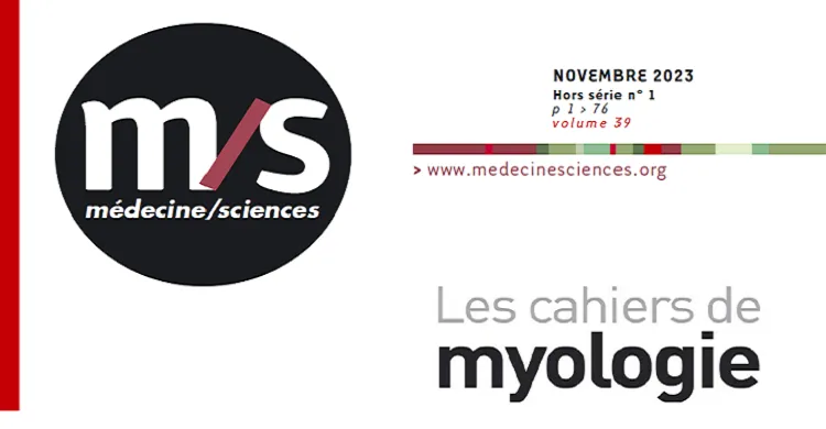 Vignette - Cahiers de Myologie - Novembre 2023